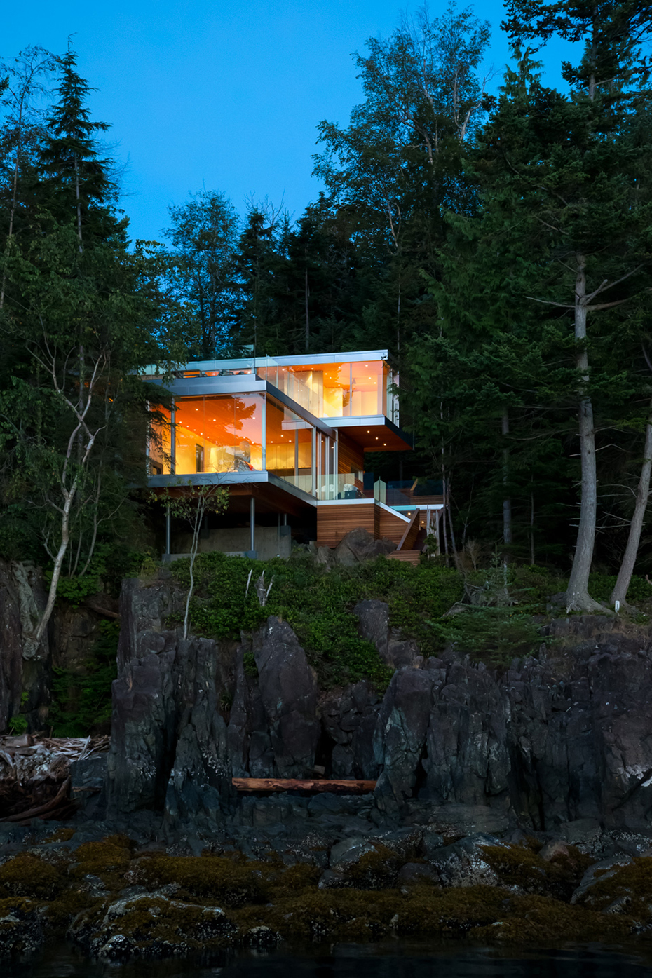 office of mcfarlane biggar architects + designers, Gambier Island, British Columbia, Canada, Gambier House