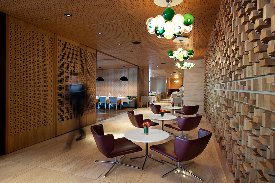 office of mcfarlane biggar architects + designers, Toronto, Ontario, Canada, bosk Restaurant + Shangri-La Hotel Lobby