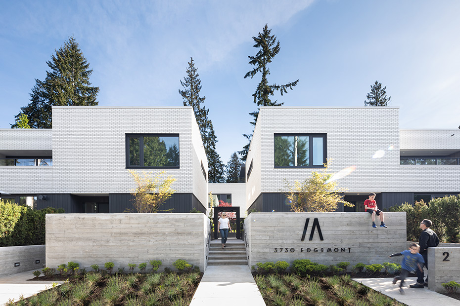 office of mcfarlane biggar architects + designers, North Vancouver, British Columbia, Canada, Edgemont Boulevard Townhomes