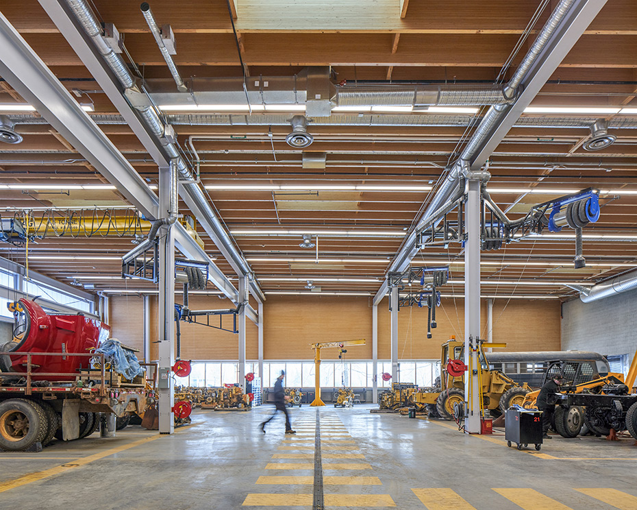 office of mcfarlane biggar architects + designers, Prince George, British Columbia, Canada, College of New Caledonia Heavy Mechanical Trades Training Facility