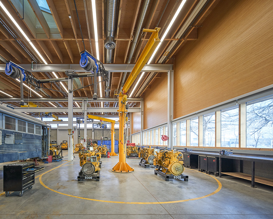 office of mcfarlane biggar architects + designers, Prince George, British Columbia, Canada, College of New Caledonia Heavy Mechanical Trades Training Facility