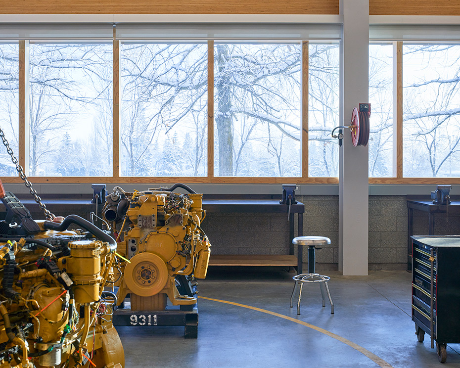 office of mcfarlane biggar architects + designers, Prince George, British Columbia, Canada, College of New Caledonia Heavy Mechanical Trades Training Facility