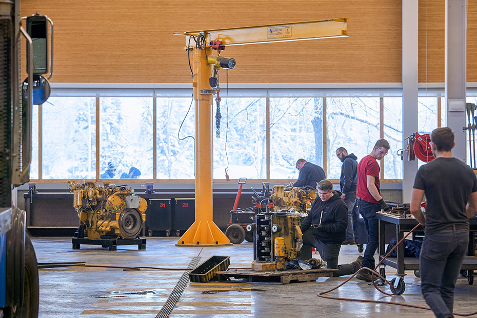 office of mcfarlane biggar architects + designers, Prince George, British Columbia, Canada, College of New Caledonia Heavy Mechanical Trades Training Facility