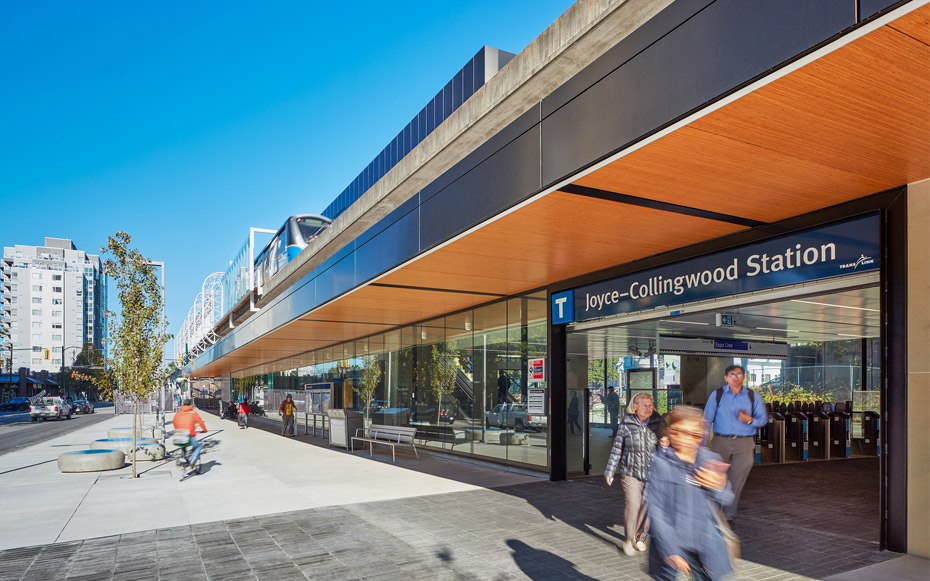 office of mcfarlane biggar architects + designers, Vancouver, BC, Joyce Collingwood SkyTrain Station Upgrades