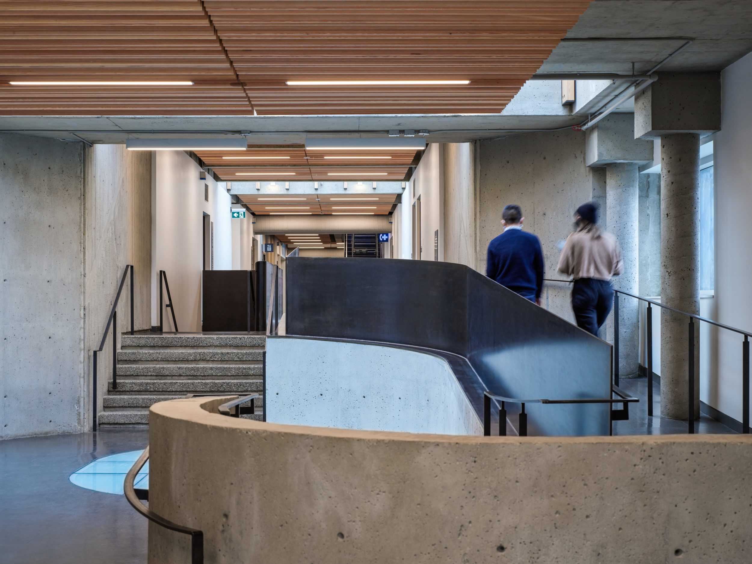 office of mcfarlane biggar architects + designers, Burnaby, BC, SFU Education Building Envelope + Interiors + Signage