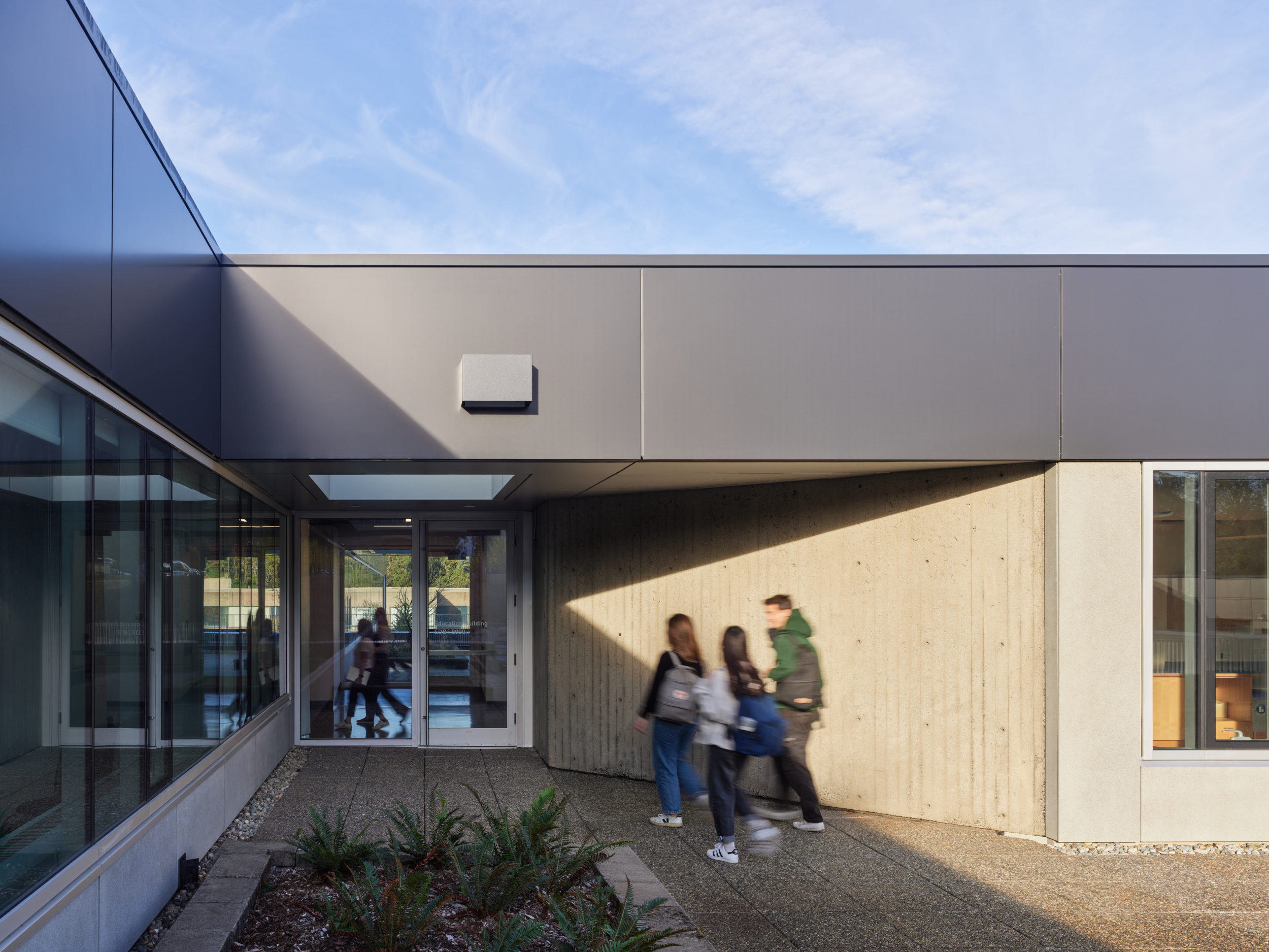 office of mcfarlane biggar architects + designers, Burnaby, BC, SFU Education Building Envelope + Interiors + Signage