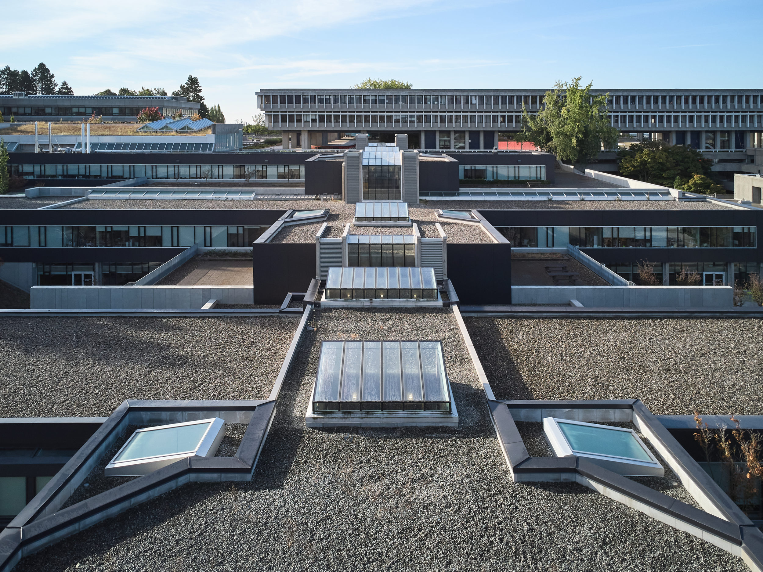 office of mcfarlane biggar architects + designers, Burnaby, BC, SFU Education Building Envelope + Interiors + Signage