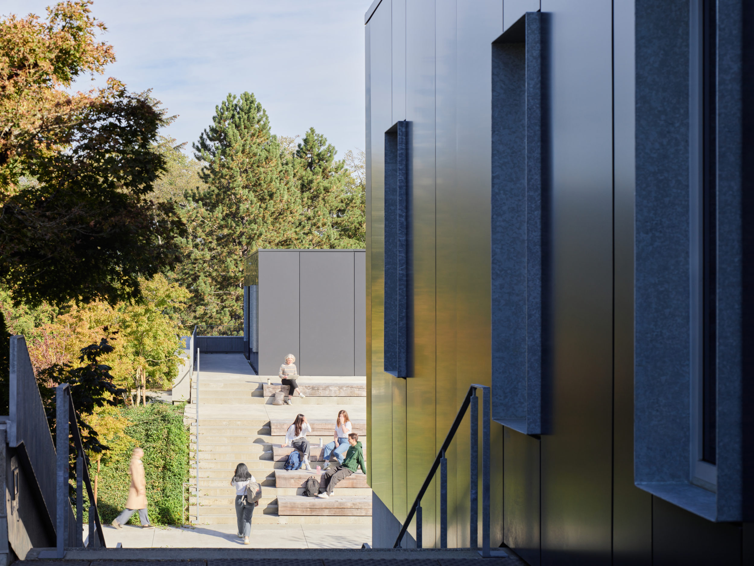 office of mcfarlane biggar architects + designers, Burnaby, BC, SFU Education Building Envelope + Interiors + Signage